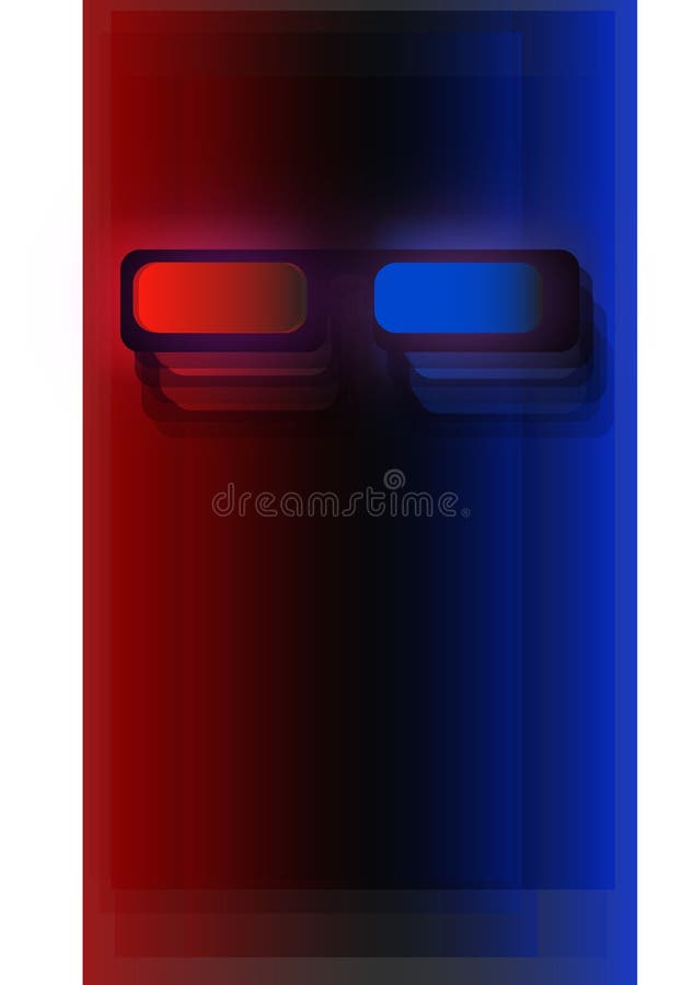 Mobile Wallpaper 3d Glasses Stock Illustration - Illustration of phone,  designnit: 151460621