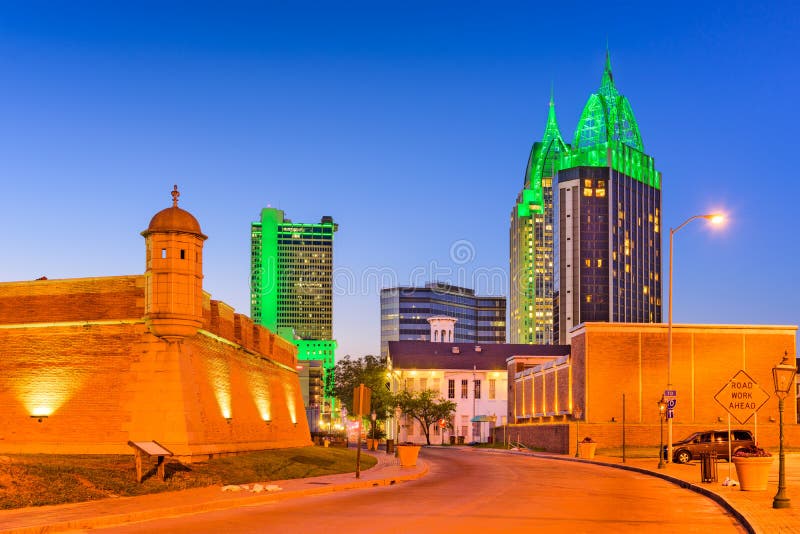 Mobilny Alabama usa zdjęcia stock Mobilny Alabama usa zdjęcia stock