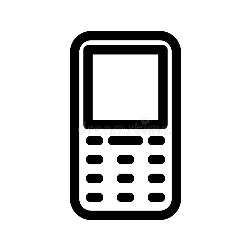 Symbol Für Handy Oder Logo, Isolierte Zeichen, Symbol Für