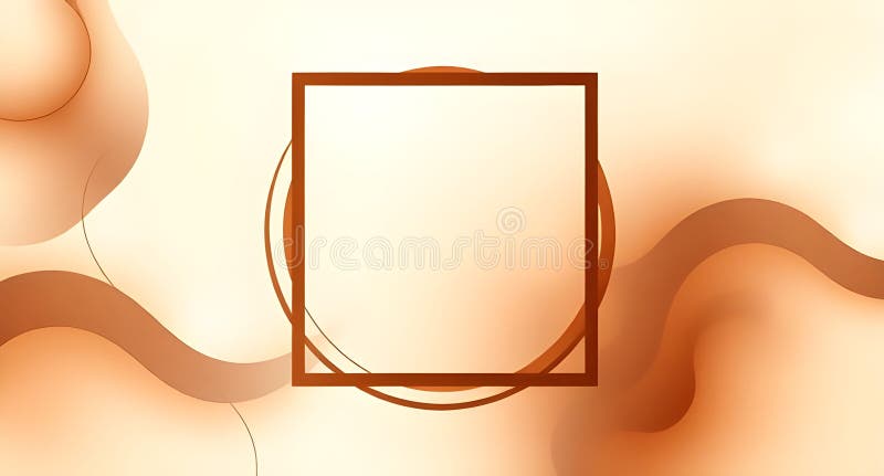 Mocha Abstracter Hintergrund mit Gradientenkreisform. lizenzfreie abbildung