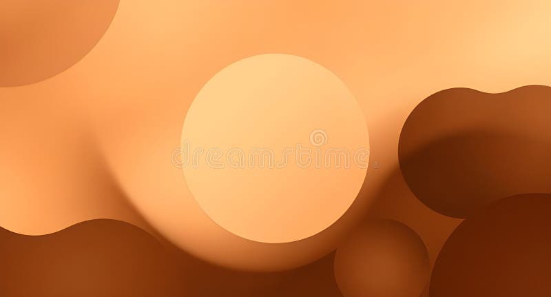 Mocha Abstracter Hintergrund mit Gradientenkreisform. vektor abbildung