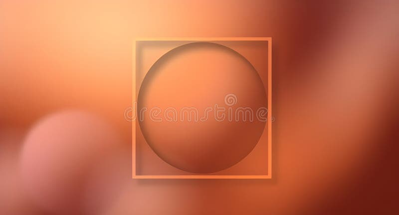 Mocha Abstracter Hintergrund mit Gradientenkreisform. vektor abbildung
