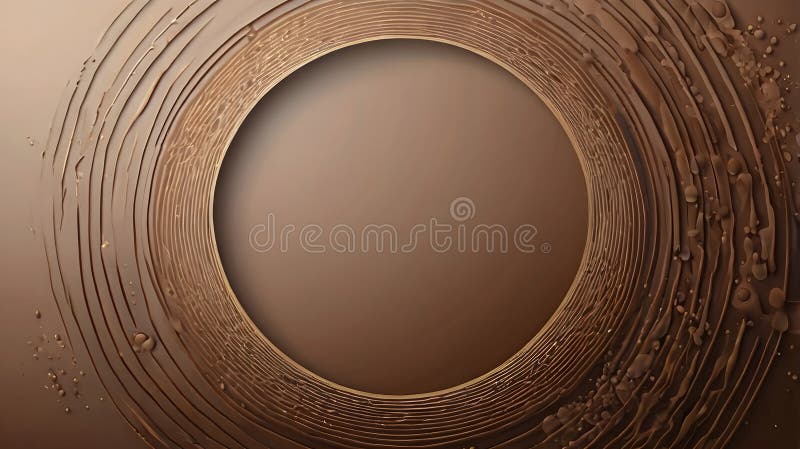 Mocha Abstracter Hintergrund mit Gradientenkreisform. vektor abbildung