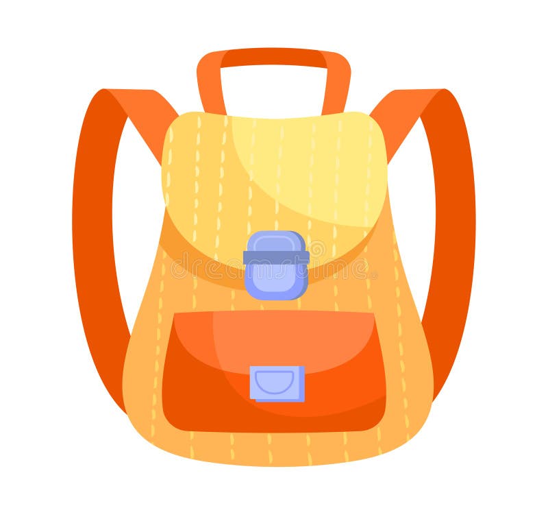 Mochila De Lujo Amarillo Y Naranja Sobre Fondo Blanco Ilustración del Vector - Ilustración de acampada, arte: 216680437 Mochila De Lujo Amarillo Y Naranja Sobre Fondo Blanco Ilustración del Vector - Ilustración de acampada, arte: 216680437