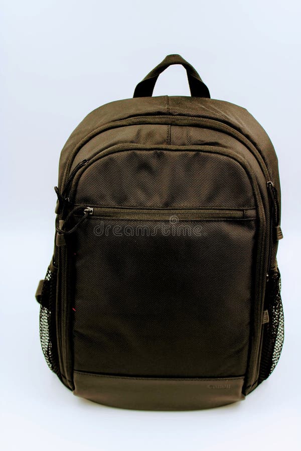 Mochila negra del viaje fotografía de archivo Mochila negra del viaje fotografía de archivo