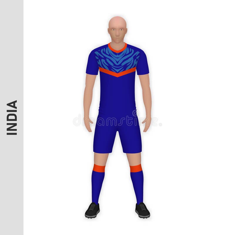 India Football Club Vector Template Design Illustration Ilustração