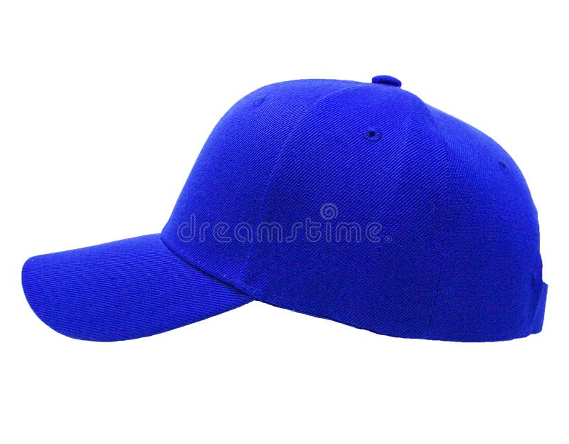 Download Mock Up Blank Baseball Color Blue Cap Closeup Of Side View ...