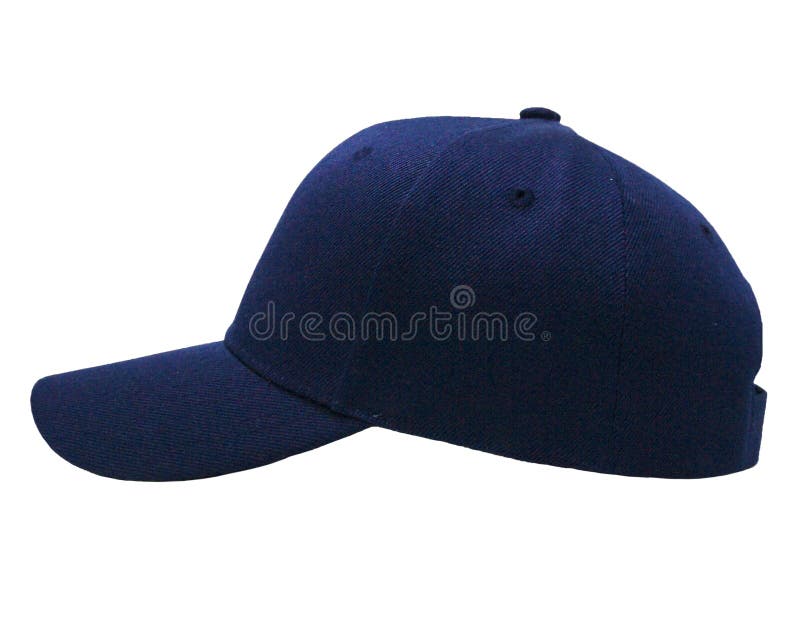 Download Mock Up Blank Baseball Color Navy Cap Closeup Of Side View ...