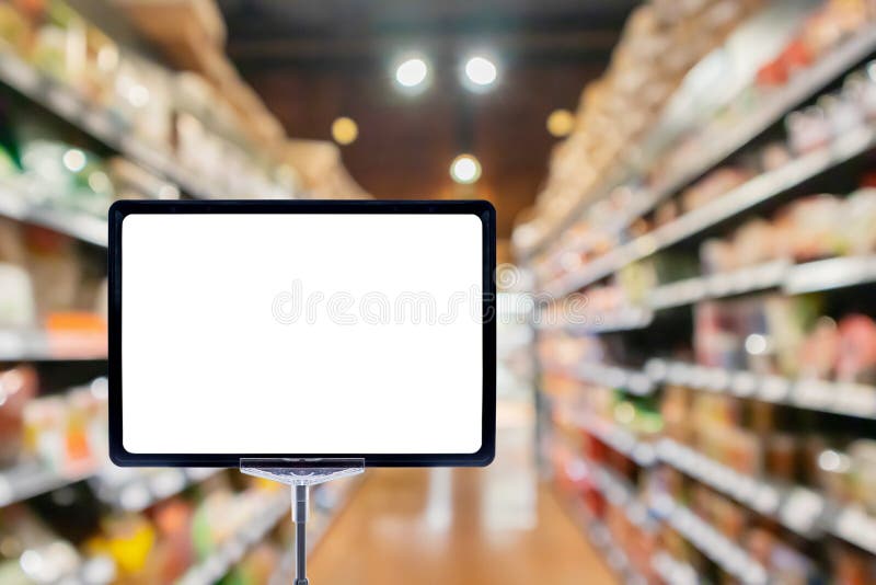 Download Mock Up Blank Price Board Poster Sign Display With ...
