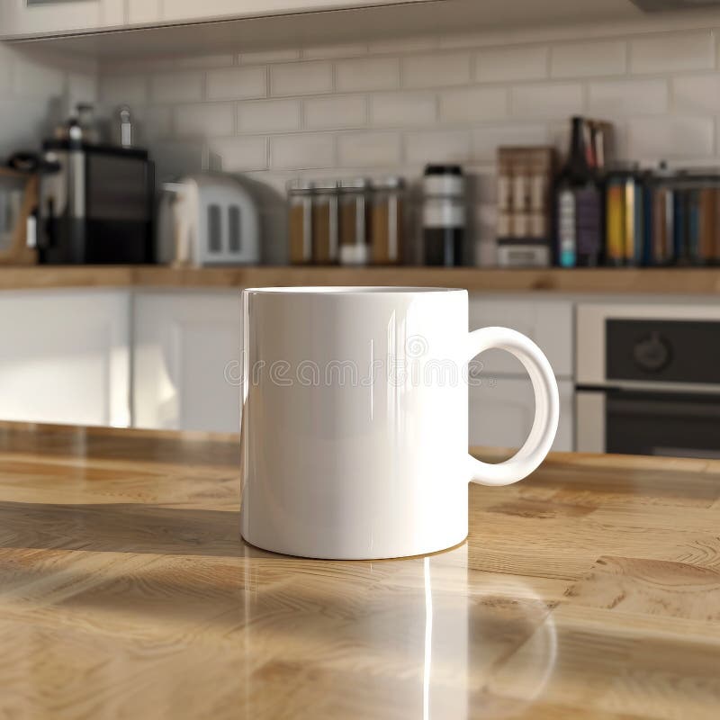 A mock up of a blank screen tablet on a coffee shop table. royalty free stock photo