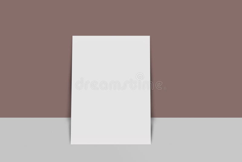 Mockup Postcard and Cover. Stock Photo Image of mockup, leaflet