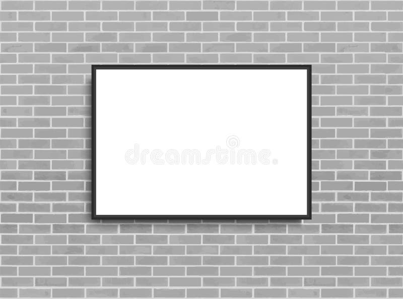 Mock Up Poster With Loft Interior Background Frame On The