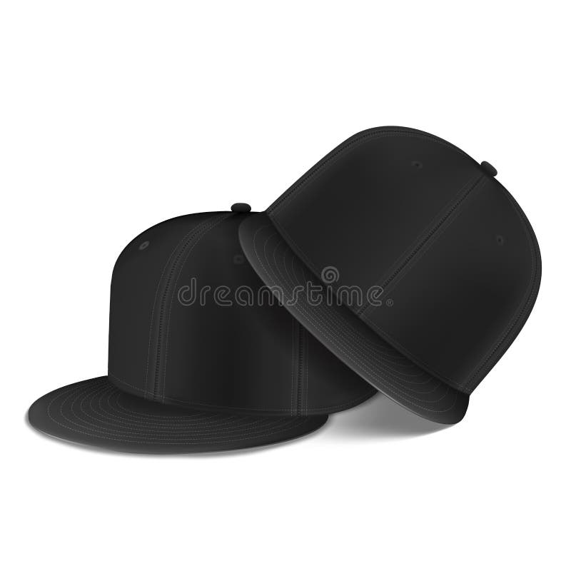 Download Rap Cap, Front, Back And Side View. Vector Stock Vector ...