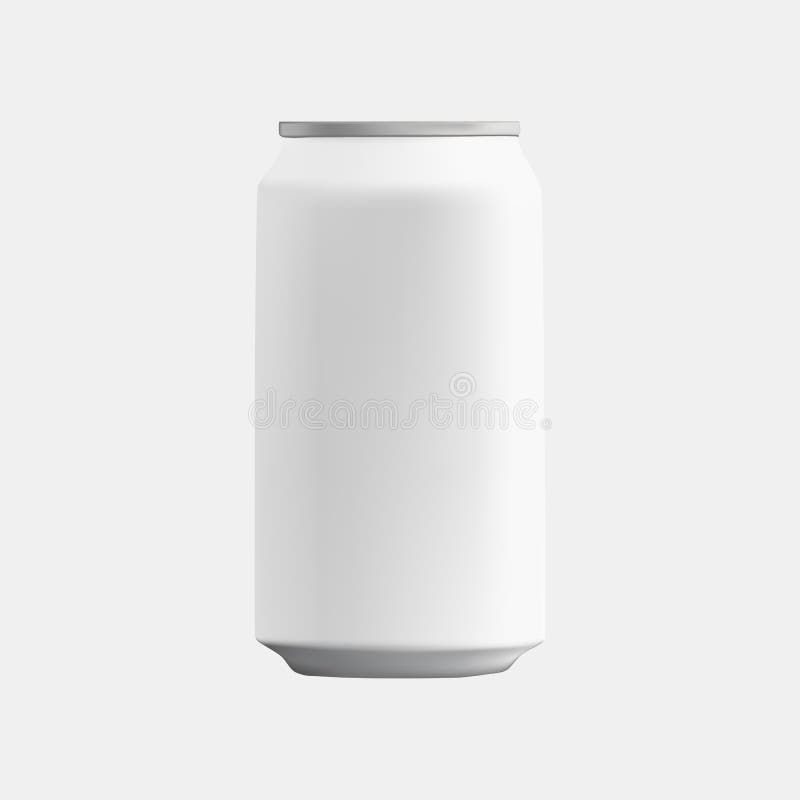 Mock Up Template Aluminum Can for Design of Beverages. Stock Vector ...