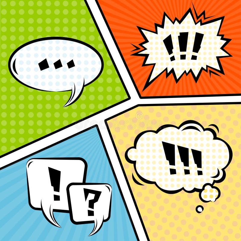 Mock-up Typical Comic Book. Vector vector illustration Mock-up Typical Comic Book. Vector vector illustration