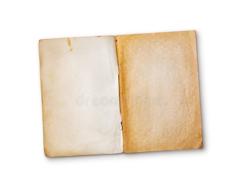 Old Vintage Yellowed Paper Letter Closed with Red Sealing Wax Stock