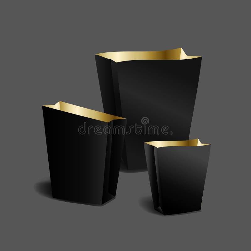 Download Mockup Template For Branding And Product Designs. Isolated Realistic Box With Unique Design ...