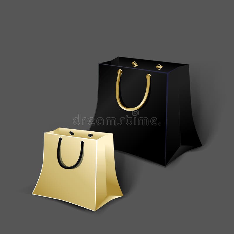 Download Mockup Template For Branding And Product Designs. Isolated Realistic Paper Package With Unique ...