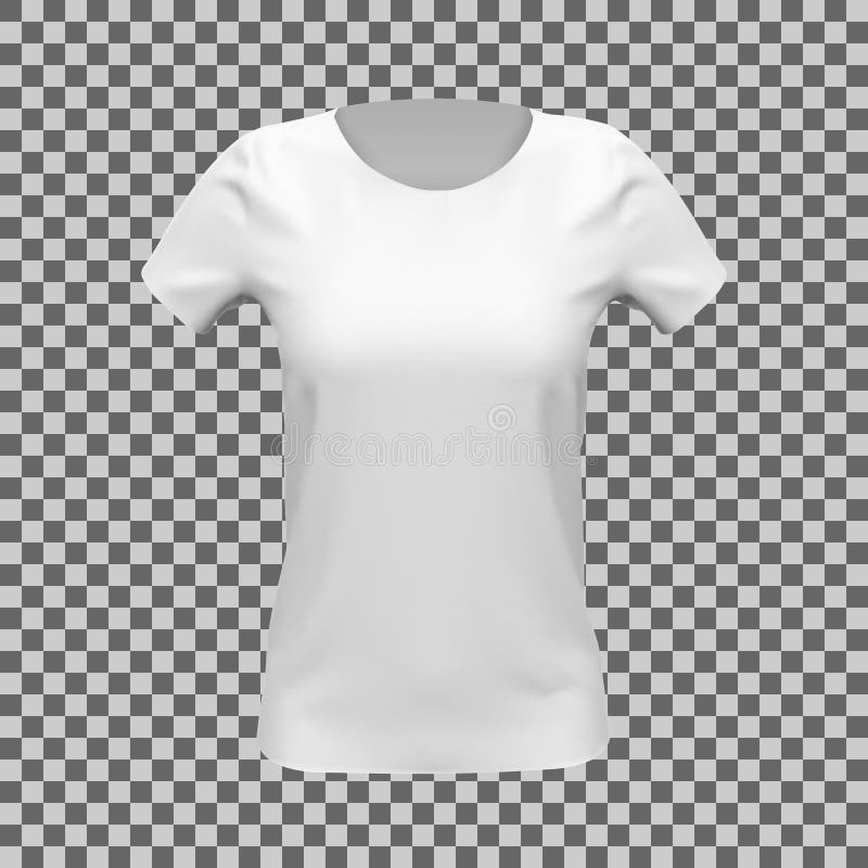 Download Mockup Of White Basic Women T-shirt Stock Vector ...