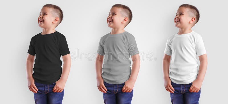 kids gray t shirt