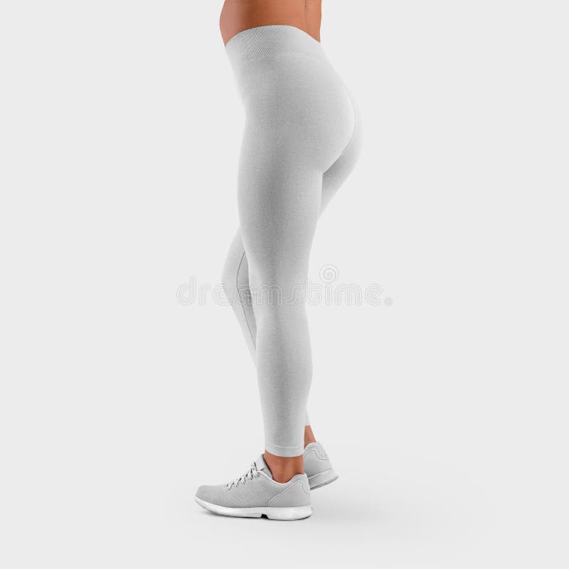 Template Sweatpants Tight-fitting On A Sporty Girl In ...