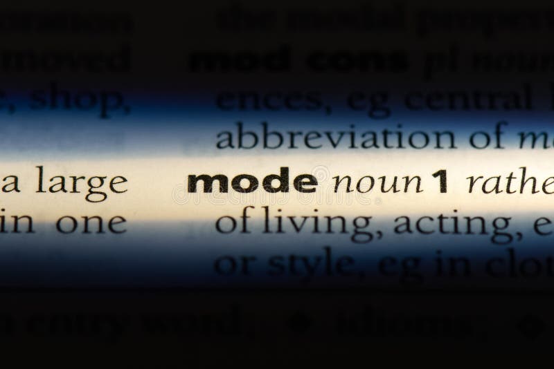 5 letter word with mode