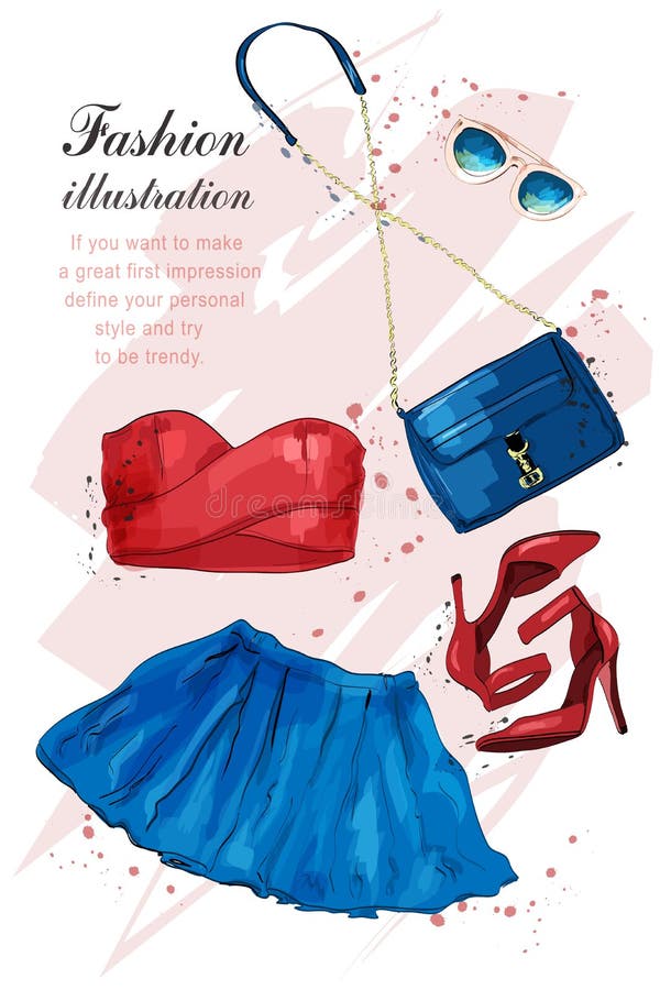 Modeausstattung Stilvolle modische Kleidung: kleiden Sie, Erntespitze, Sonnenbrille, Tasche an Mode-Sommermädchenkleidung eingest stock abbildung Modeausstattung Stilvolle modische Kleidung: kleiden Sie, Erntespitze, Sonnenbrille, Tasche an Mode-Sommermädchenkleidung eingest stock abbildung