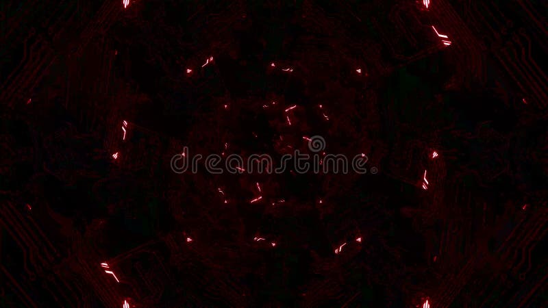 Model abstract neon roșu stock illustration