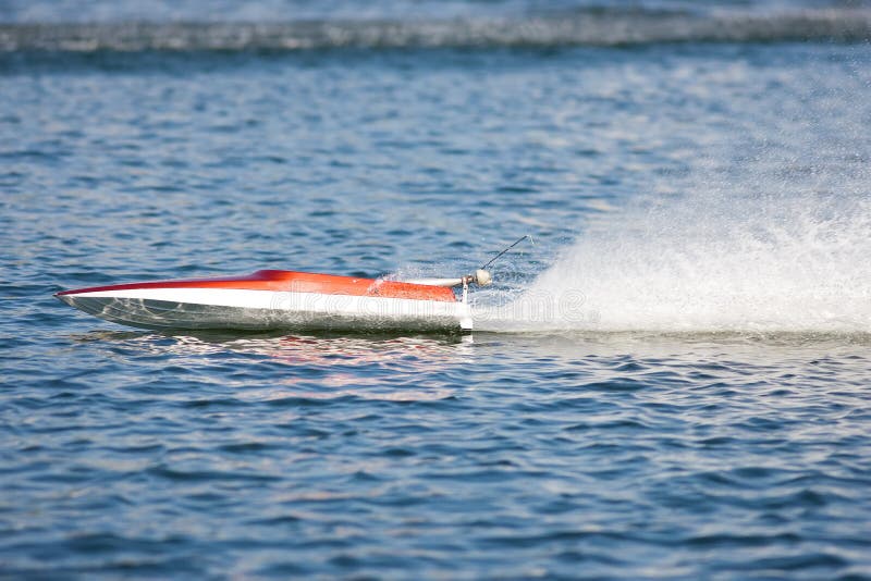 A Model Boat Running Fast Picture. Image 8228656
