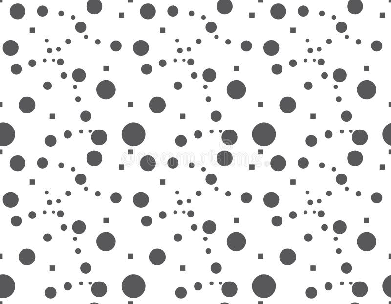 Model cerc fără cusături. fundal puncte monocrome. ornament abstract grilă. design grafic pixeli. textile moderne vector illustration