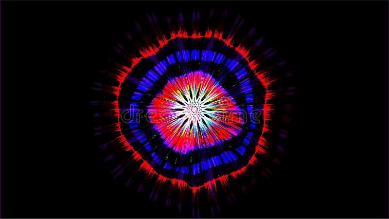 Model colorat abstract stock illustration