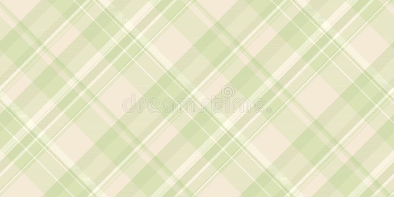 Model cu carouri în diagonală senin moale, în verde pastel și bej. Perfect pentru fundaluri textile sau adăugarea unei atingeri ca royalty free illustration