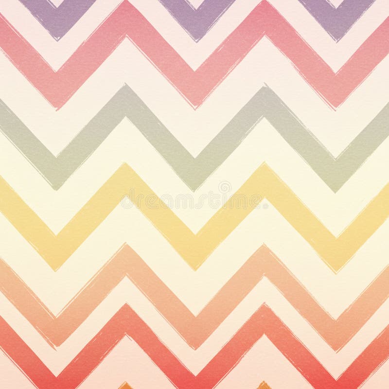 Model cu zigzag cu culori pastelate în degrade cu linii în nuanțe de violet stock illustration