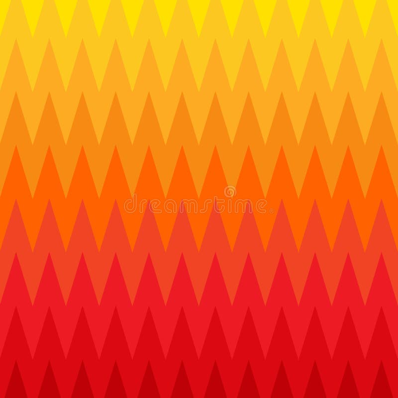 Model de fundal cu gradient galben portocaliu pentru zigzag cu dungi stock illustration