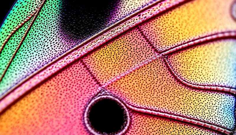 Model de insectă colorată în formă de fluture și detalii vibrante despre natură Stock Photo Generative AI royalty free illustration