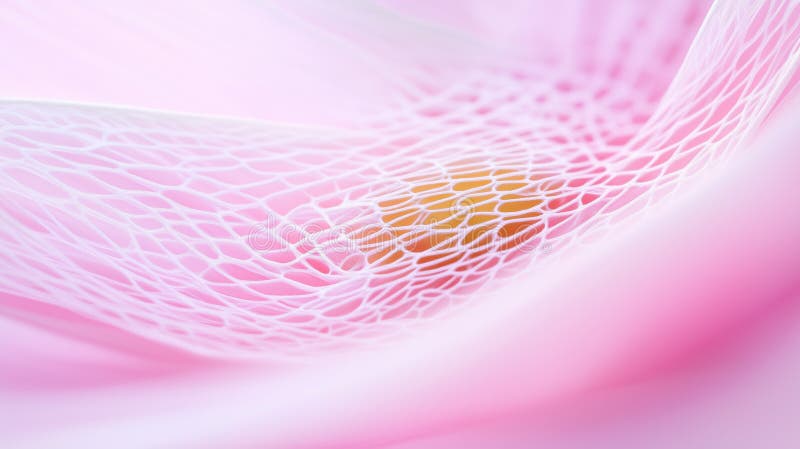 Model de trunchi de lotus roz delicat care prezintă texturi complexe și frumusețe stock illustration
