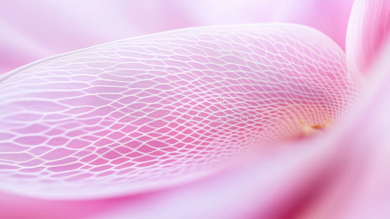 Model de trunchi de lotus roz delicat care prezintă texturi complexe și frumusețe stock illustration