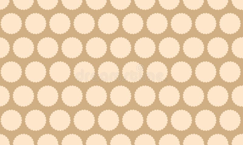 Model elegant de puncte bej și polka cremă. Textură fără sudură, ideală pentru tipărirea textelor pe fundalul site-ului Web sau pe royalty free illustration