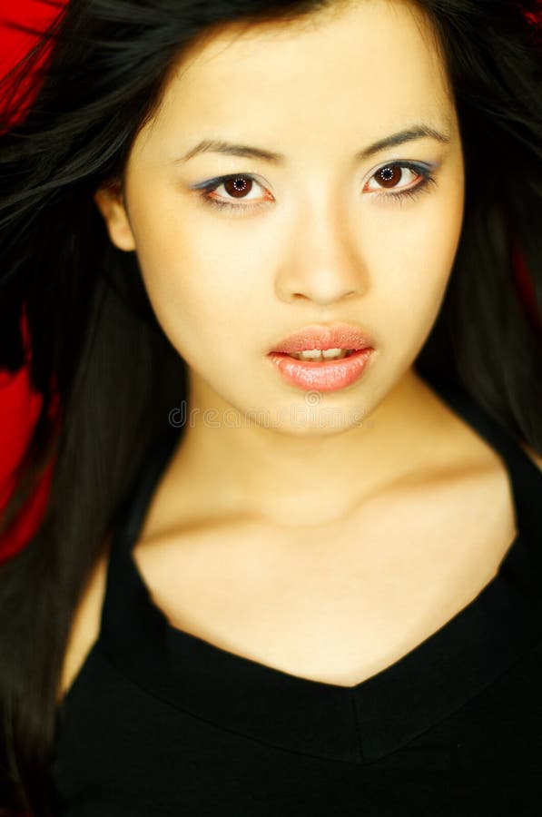 Model expressions royalty free stock photos