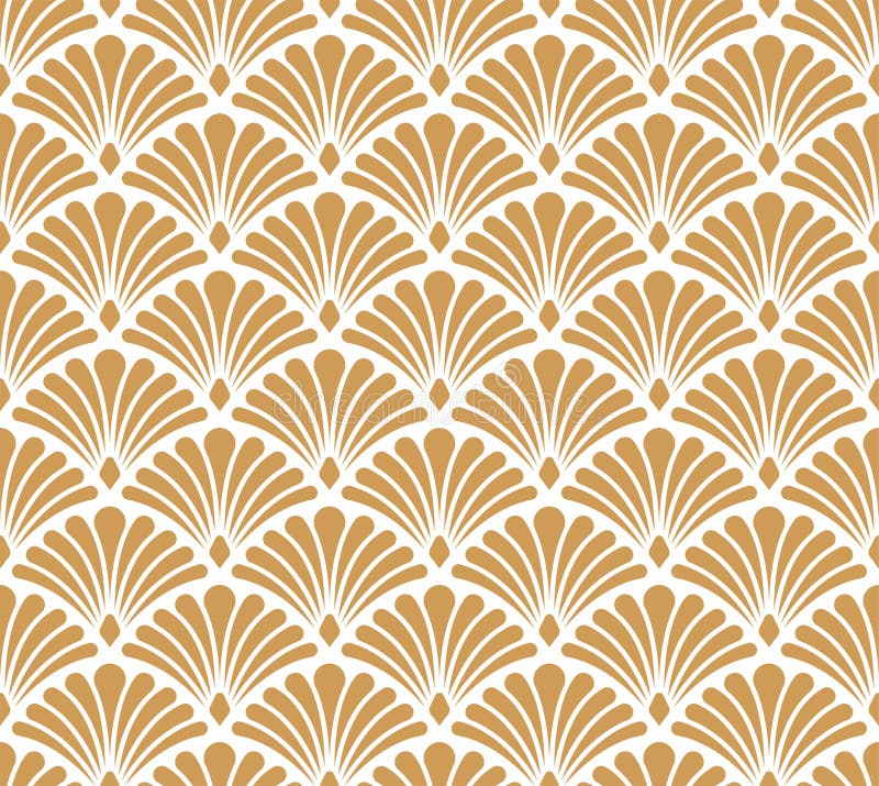 Model floral arab fără cusur. fundal stil art deco. textură de floare abstractă vectorială. stock illustration