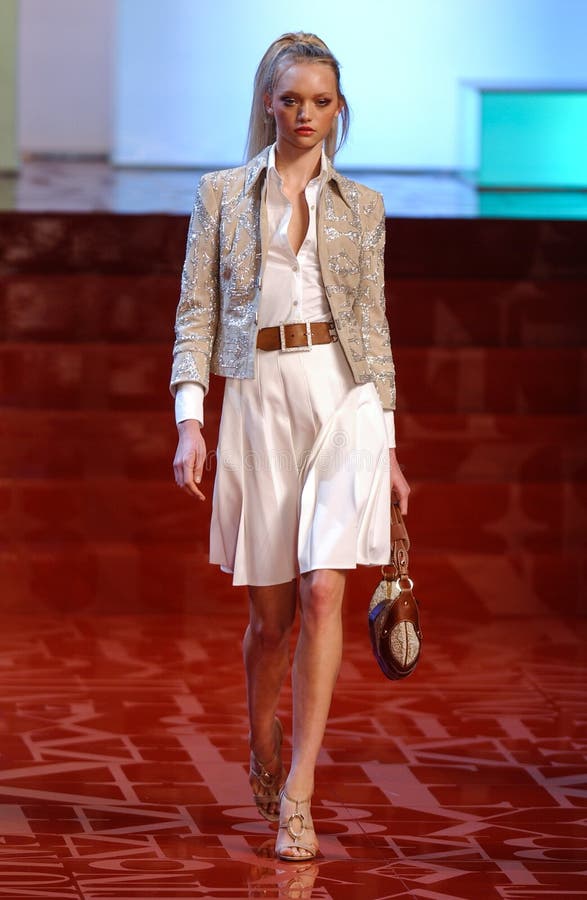 Model Gemma Ward Walks Runway Fashion Show of Valentino Ready-To-Wear ...