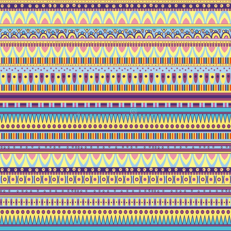 Model geometric etnic vector illustration