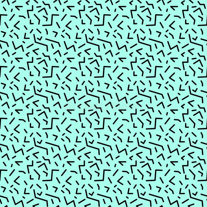 Model geometric fără sudură în memphis de stil retro 80. stock illustration
