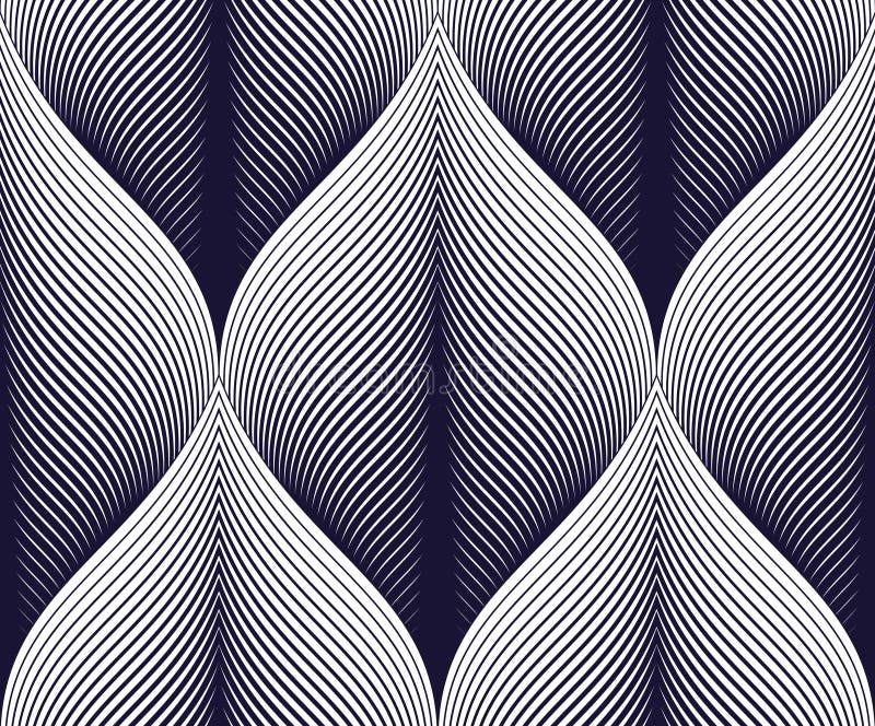 Model geometric impecabil. imprimare geometrică simplă a țesăturii de modă. textură de dală cu repetiție vectorială. frunze de flo stock illustration