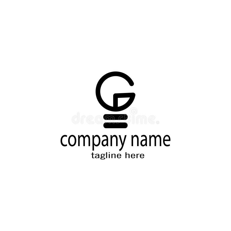 Model grafic pentru vectorul semnului grafic al siglei creatoare ilustrative stock illustration