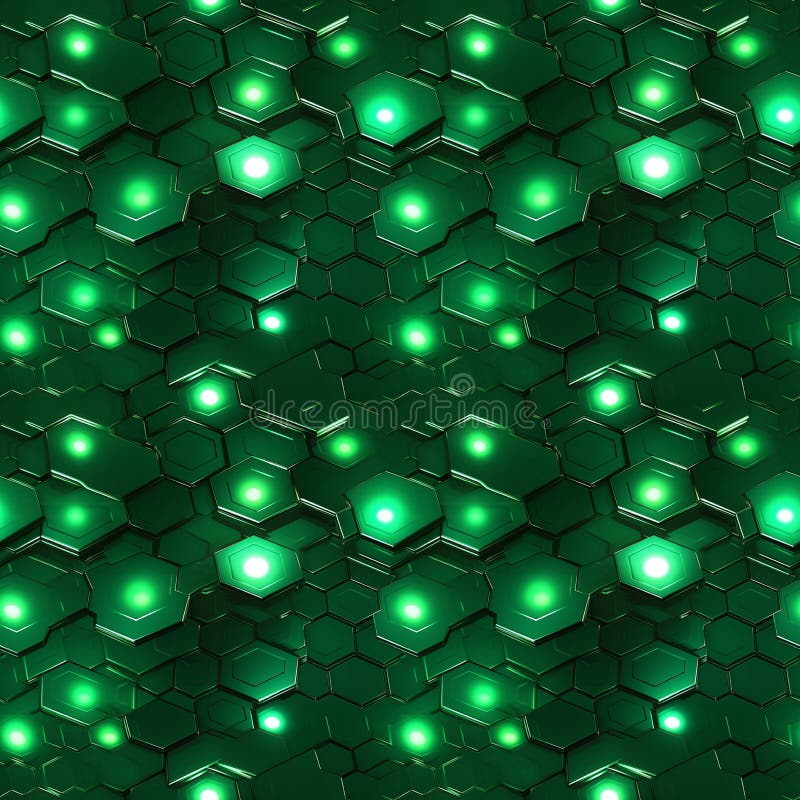 Model hexagonal fără sudură care luminează fundalul geometric al fagurilor abstract de culoare metalică royalty free stock images