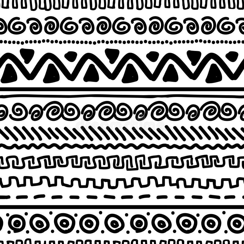 Model manual cu ornament etnic geometric vector illustration