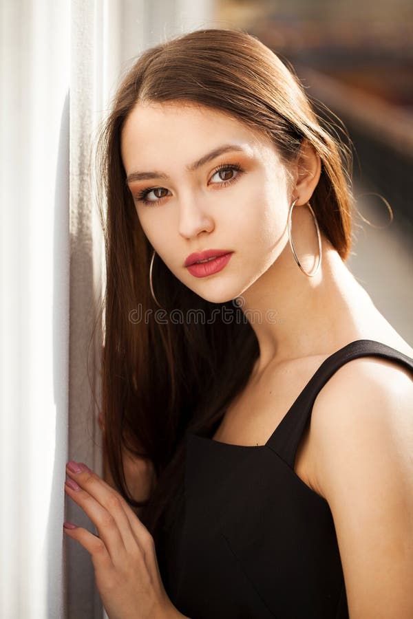 Model mody makijażu obraz stock