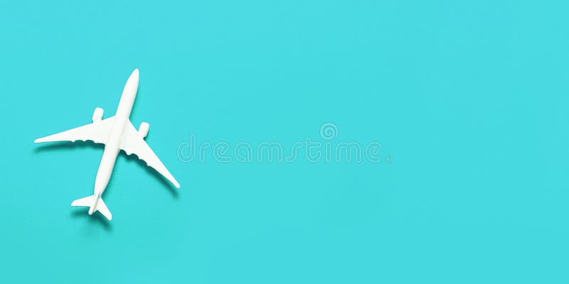 Model Plane, Airplane on Pastel Color Background. Flat Lay Design Stock  Image - Image of concept, model: 153883317