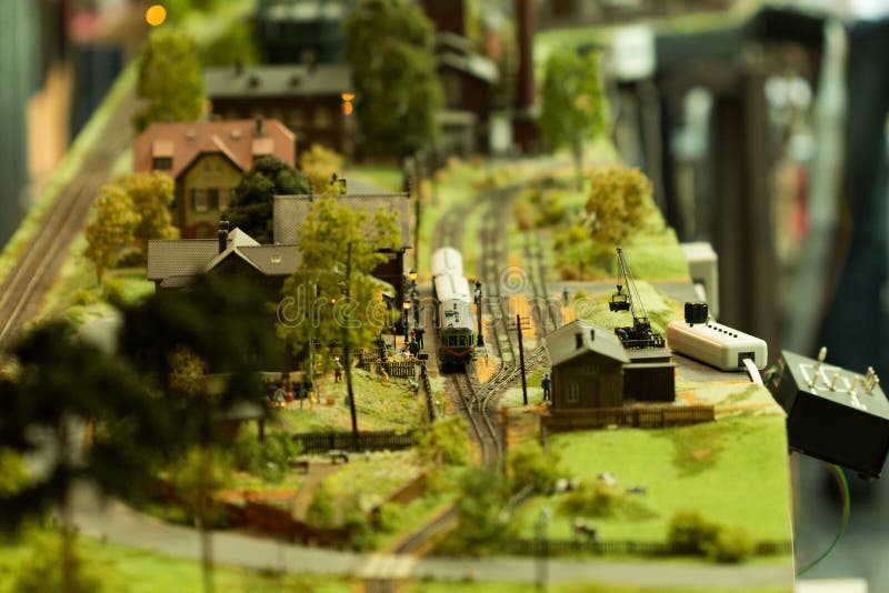 The model railways stock images